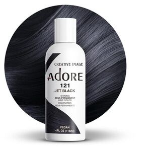 Adore Jet Black hair dye